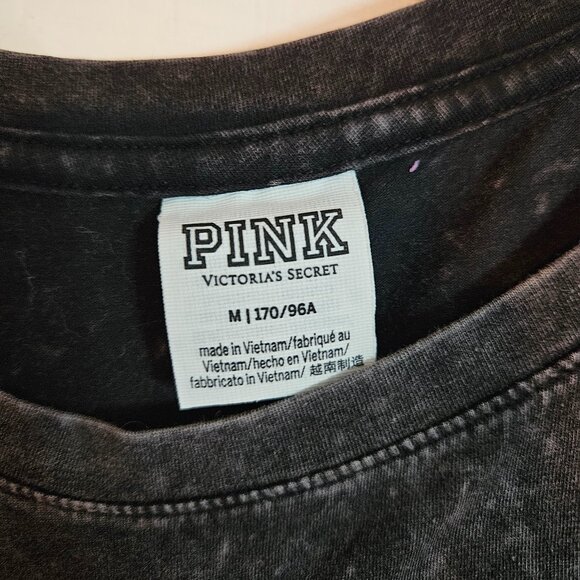 PINK BY VICTORIA’S SECRET SEXY STONE WASHED DRESS Side Cinched Tie Dress Medium - Picture 4 of 7